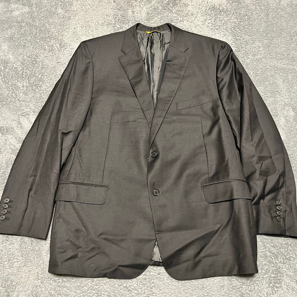 Hickey Freeman Beacon Blazer Mens 48R Gray Loro Piana Tasmanian Super 150’s